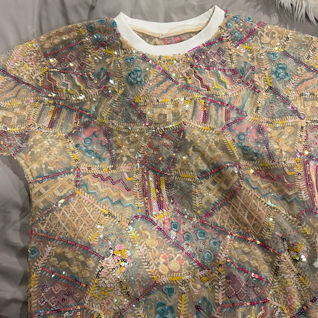 Sequin Blause